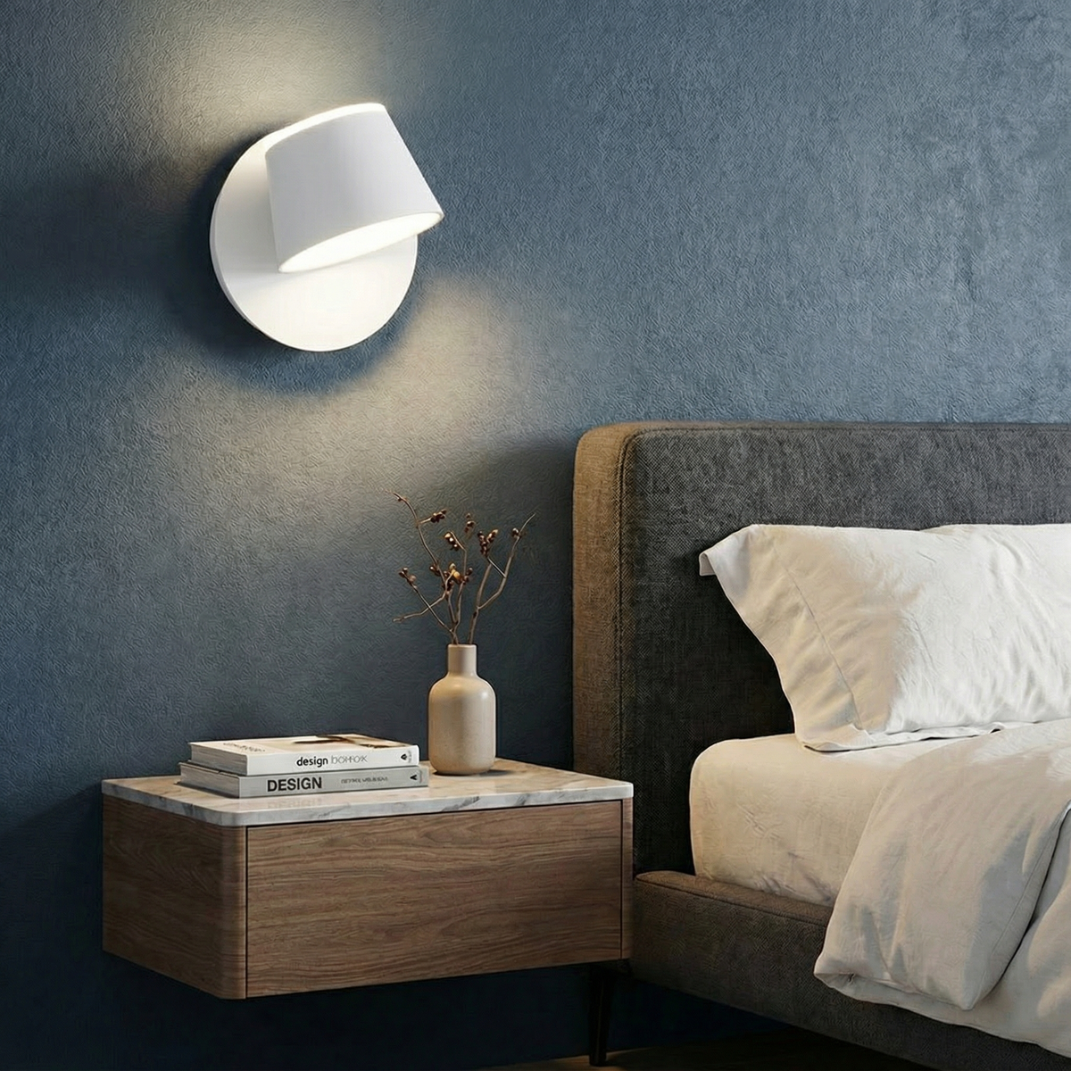 Sleek LED Wall Sconce for Hallways and Living Spaces