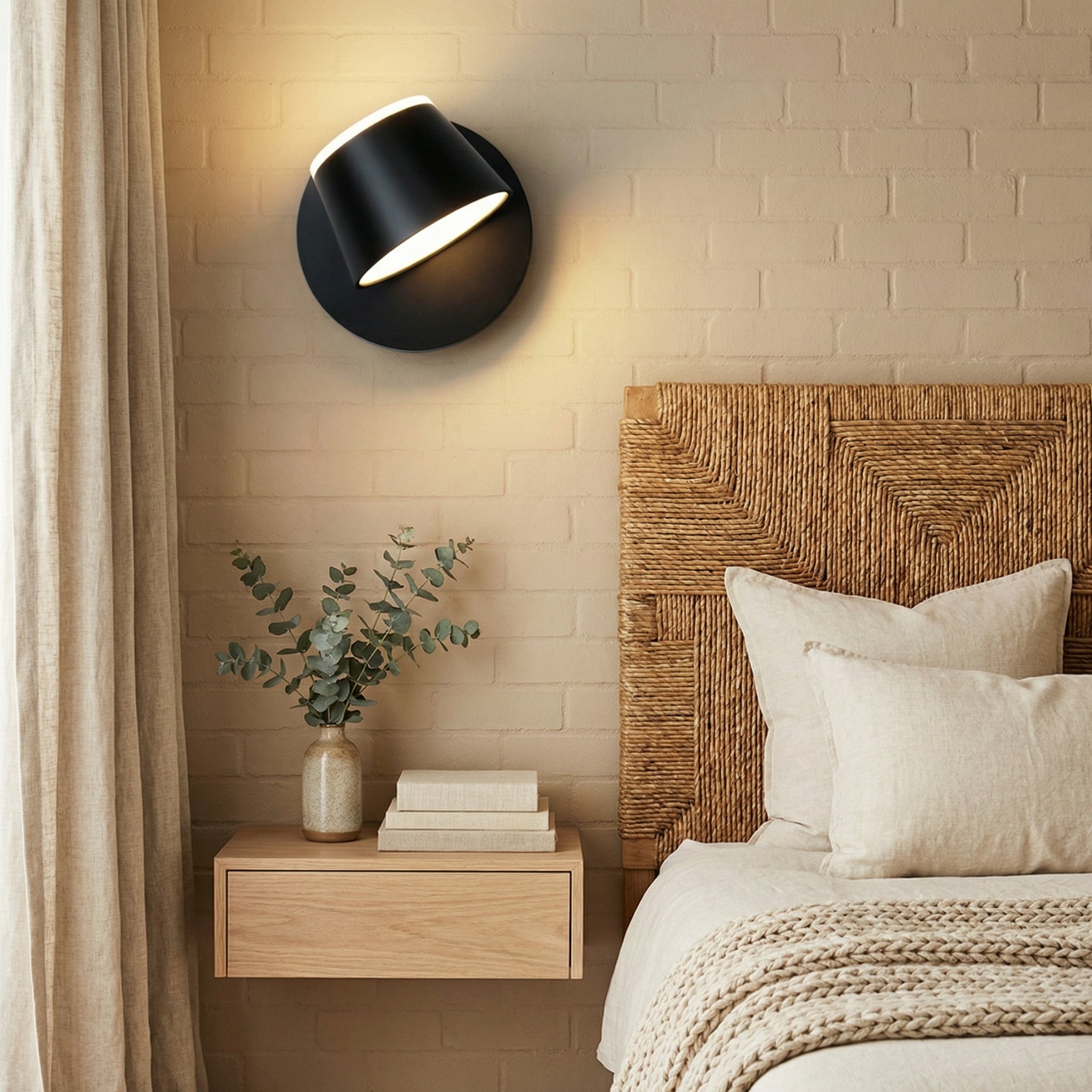 Sleek LED Wall Sconce for Hallways and Living Spaces