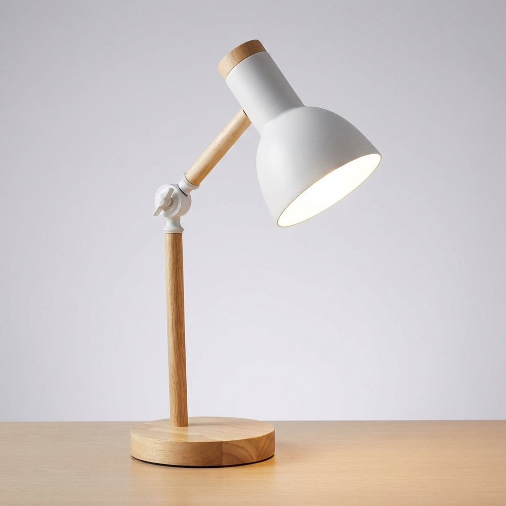 Adjustable Task Lamp with Angled Design