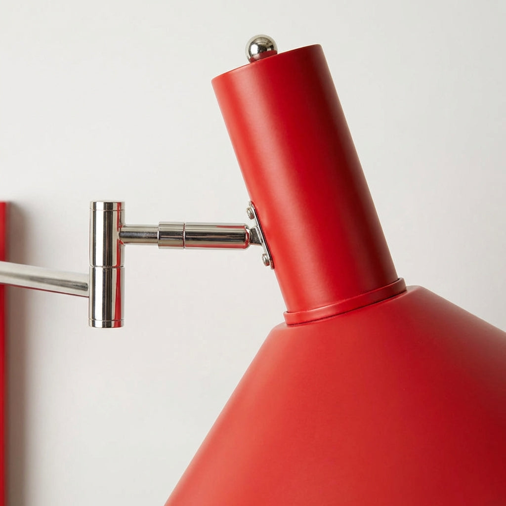 Wall-Mounted Adjustable Arm Light Fixture