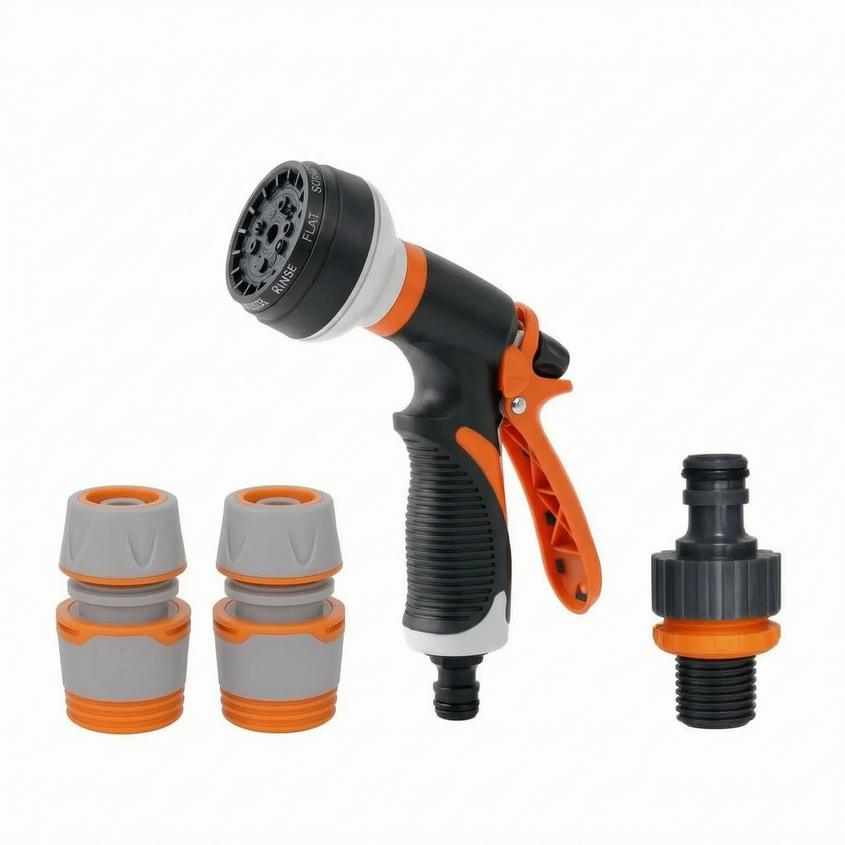 Flexible Garden Hose Sprayer with Adjustable Settings