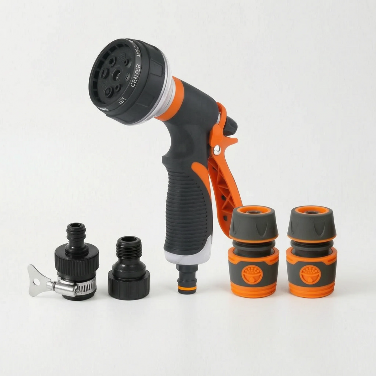 Flexible Garden Hose Sprayer with Adjustable Settings