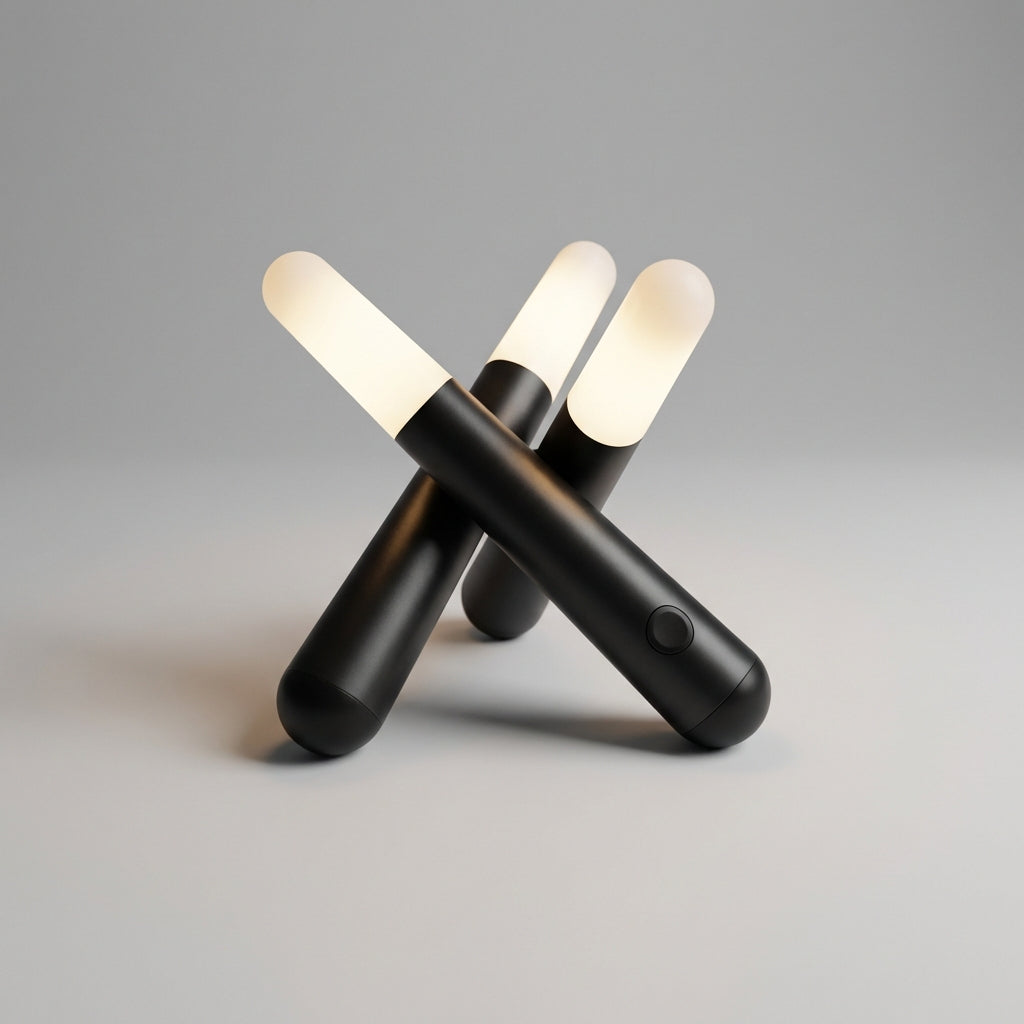 Three-Head Adjustable Lamp for Versatile Lighting