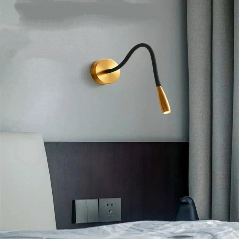 Versatile Wall-Mounted LED Light with Adjustable Arm