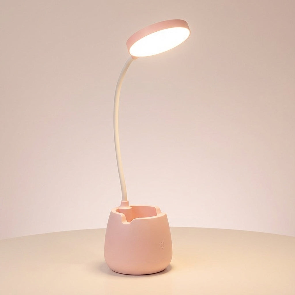 Flexible Neck Desk Light - Adjustable Brightness