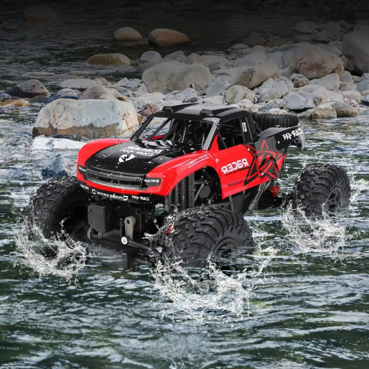 Rugged Rover | All-Terrain Remote Control Vehicle for Land and Water