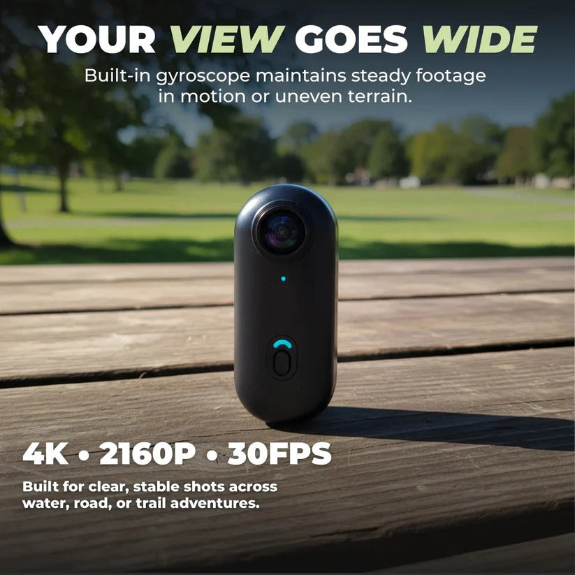 ExplorerPro 4K Action Camera with Waterproof Design & 128GB Memory