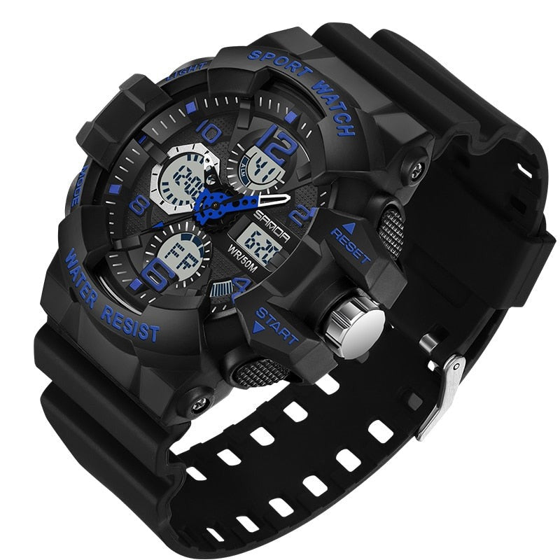 Rugged Explorer | Waterproof Digital Watch for Outdoor Adventures