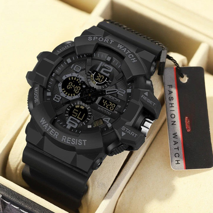 Rugged Explorer | Waterproof Digital Watch for Outdoor Adventures