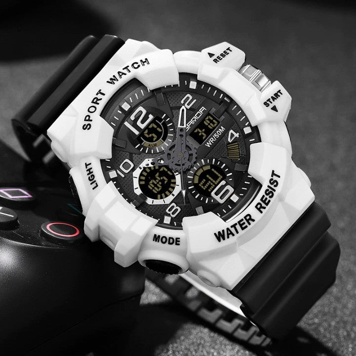 Rugged Explorer | Waterproof Digital Watch for Outdoor Adventures