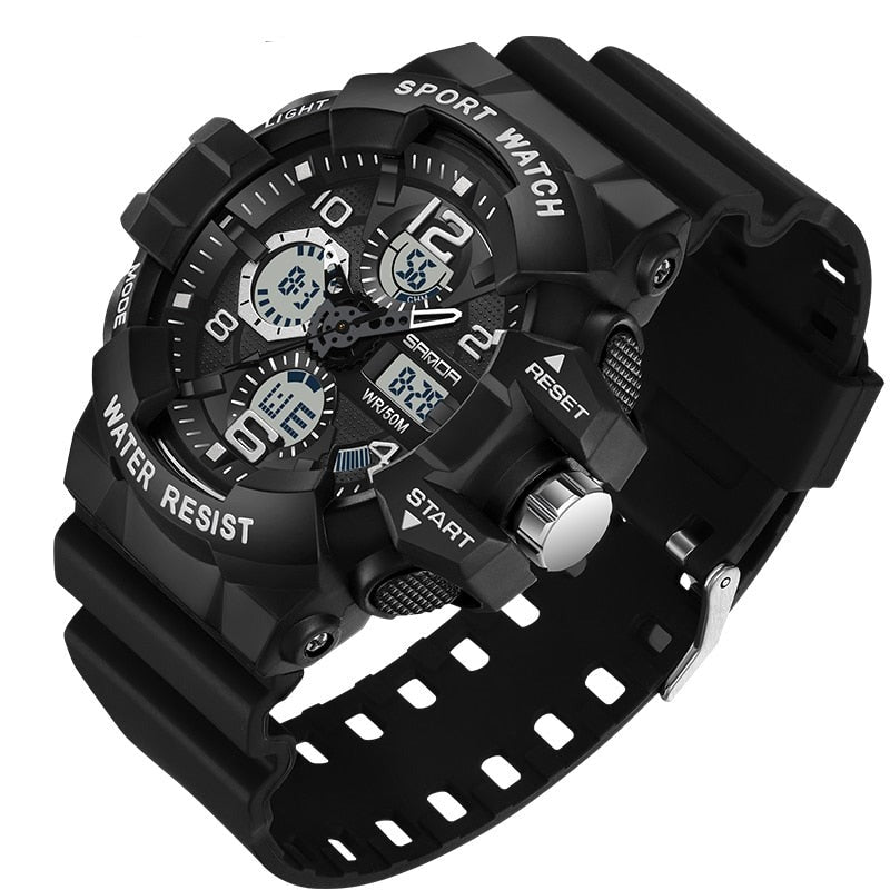 Rugged Explorer | Waterproof Digital Watch for Outdoor Adventures