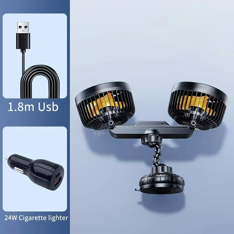 CoolBreeze Mobile Fan | Rechargeable 4000 mAh Battery & 3 Speeds