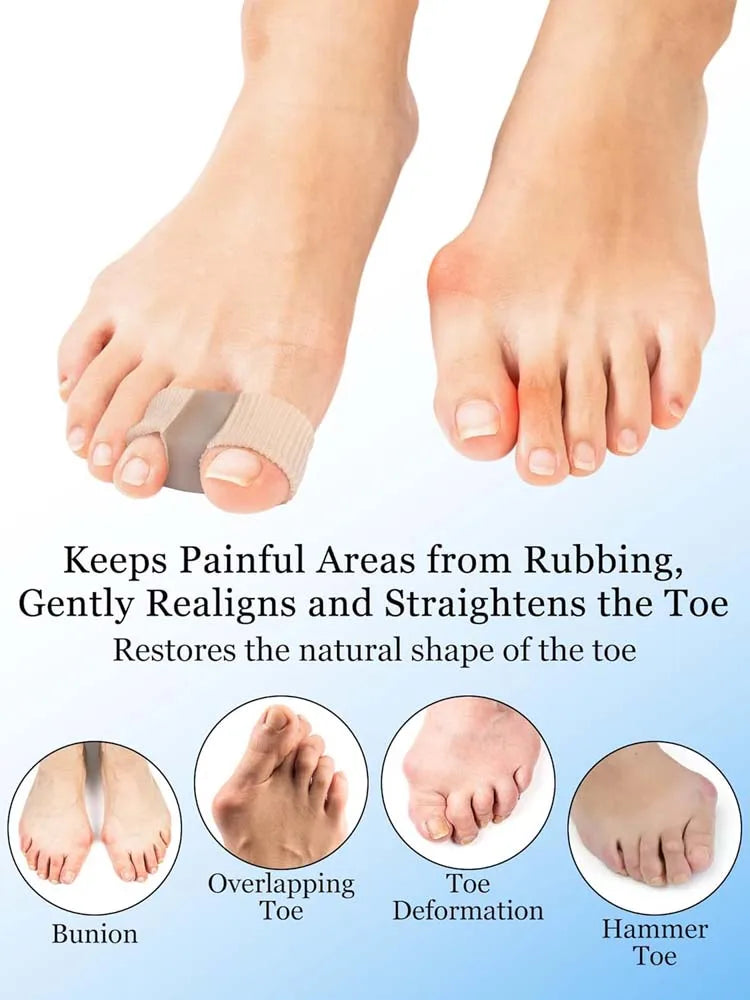 Gentle Foot Comfort: Flexible Toe Spacers for Bunion Relief