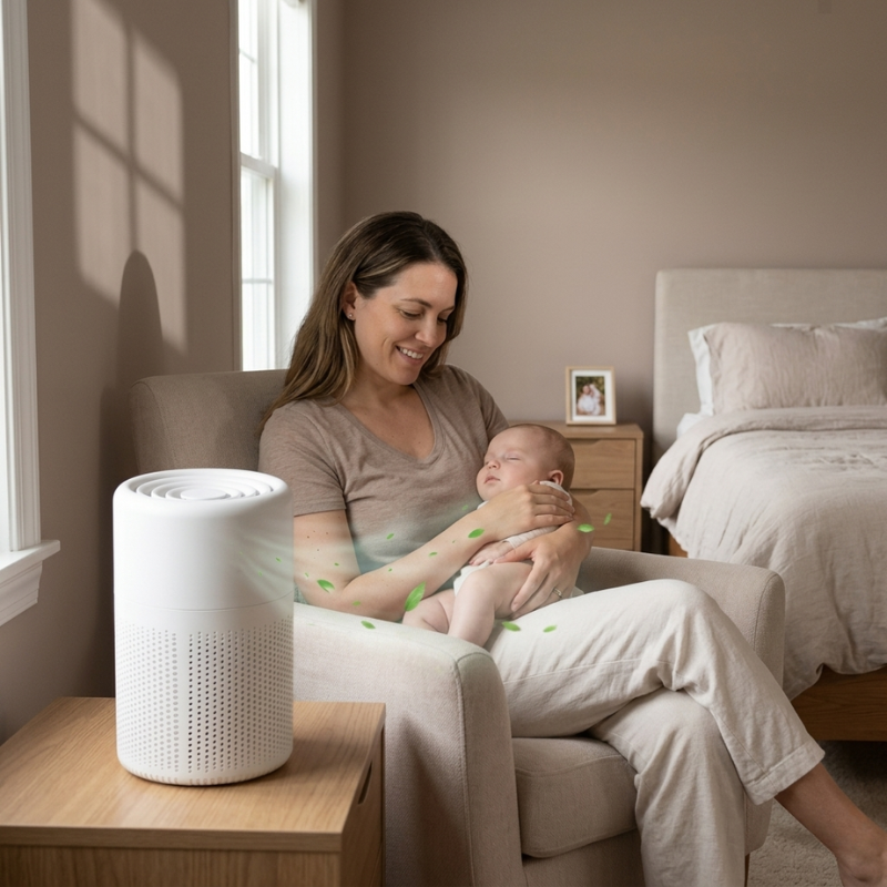Compact HEPA Air Cleaner for Fresh Indoor Air
