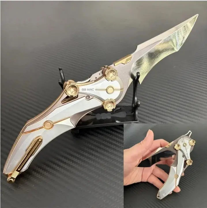 Premium Folding Knife with Durable Steel Blade | Compact EDC Essential