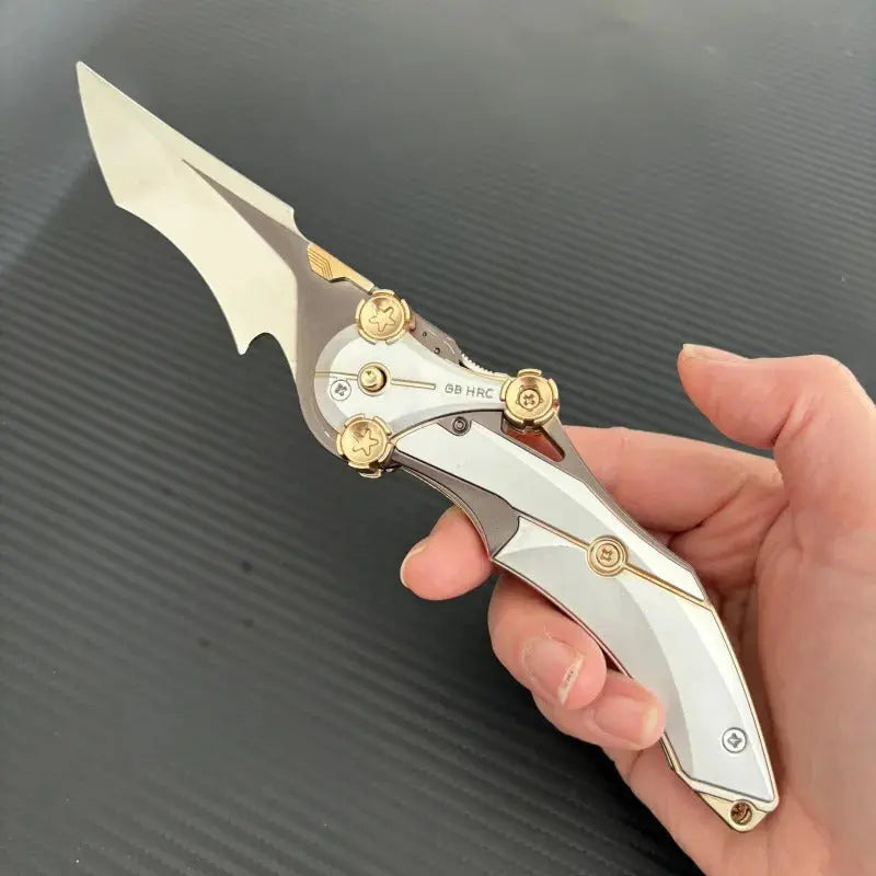 Premium Folding Knife with Durable Steel Blade | Compact EDC Essential