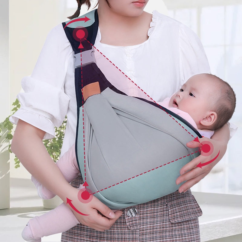Year-Round Baby Comfort Sling | Breathable Cotton & Mesh Design