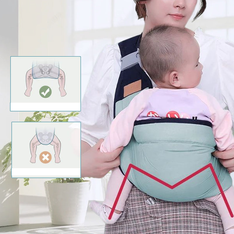 Year-Round Baby Comfort Sling | Breathable Cotton & Mesh Design