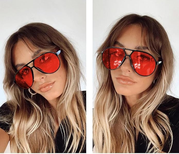 Skyward | Bold Oversized Aviator Sunglasses with UV400 Shield | Unisex Appeal for Classic Fashion