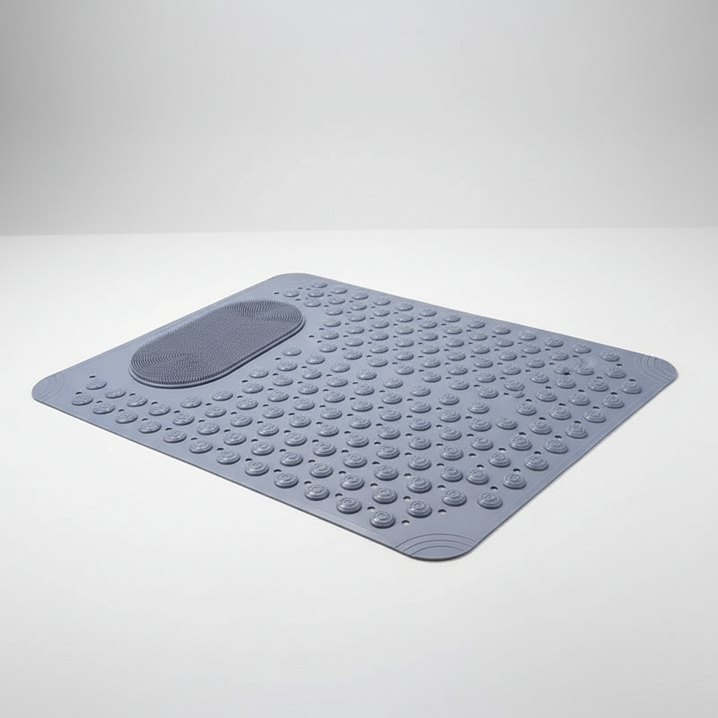 Non-Slip Shower Mat in PVC - Aqua Grip Design