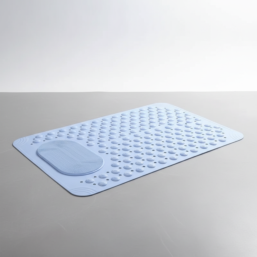 Non-Slip Shower Mat in PVC - Aqua Grip Design