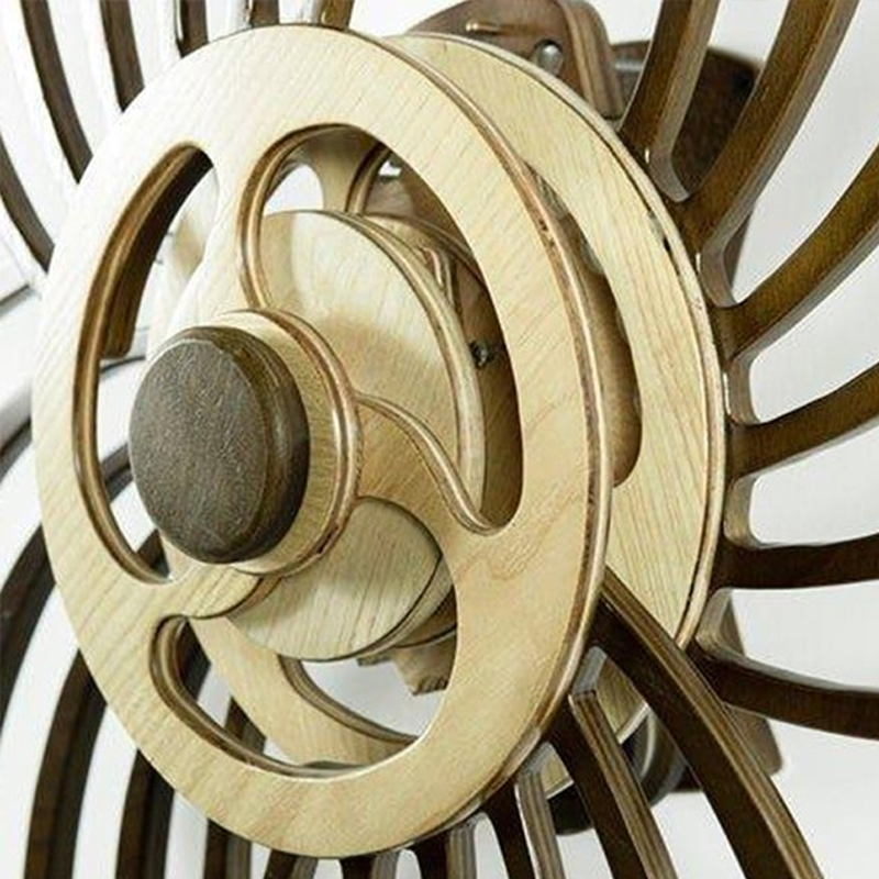 Elegant Motion Art Piece | Handcrafted Wooden Kinetic Decor