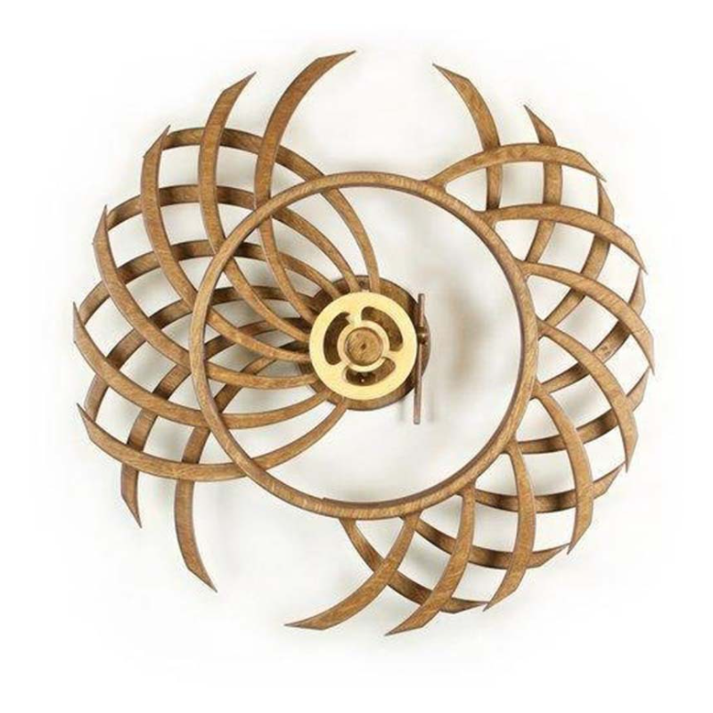 Elegant Motion Art Piece | Handcrafted Wooden Kinetic Decor