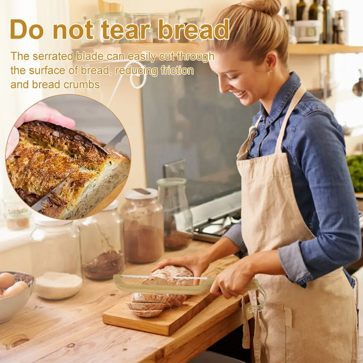 MasterCut Bread Slicer | Ergonomic Knife for Perfect Slices