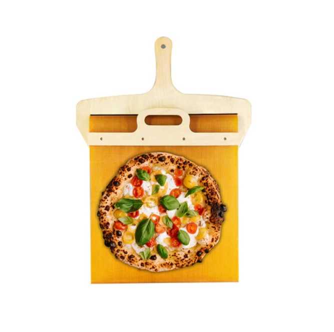 Premium Birch Wood Pizza Paddle for Easy Baking