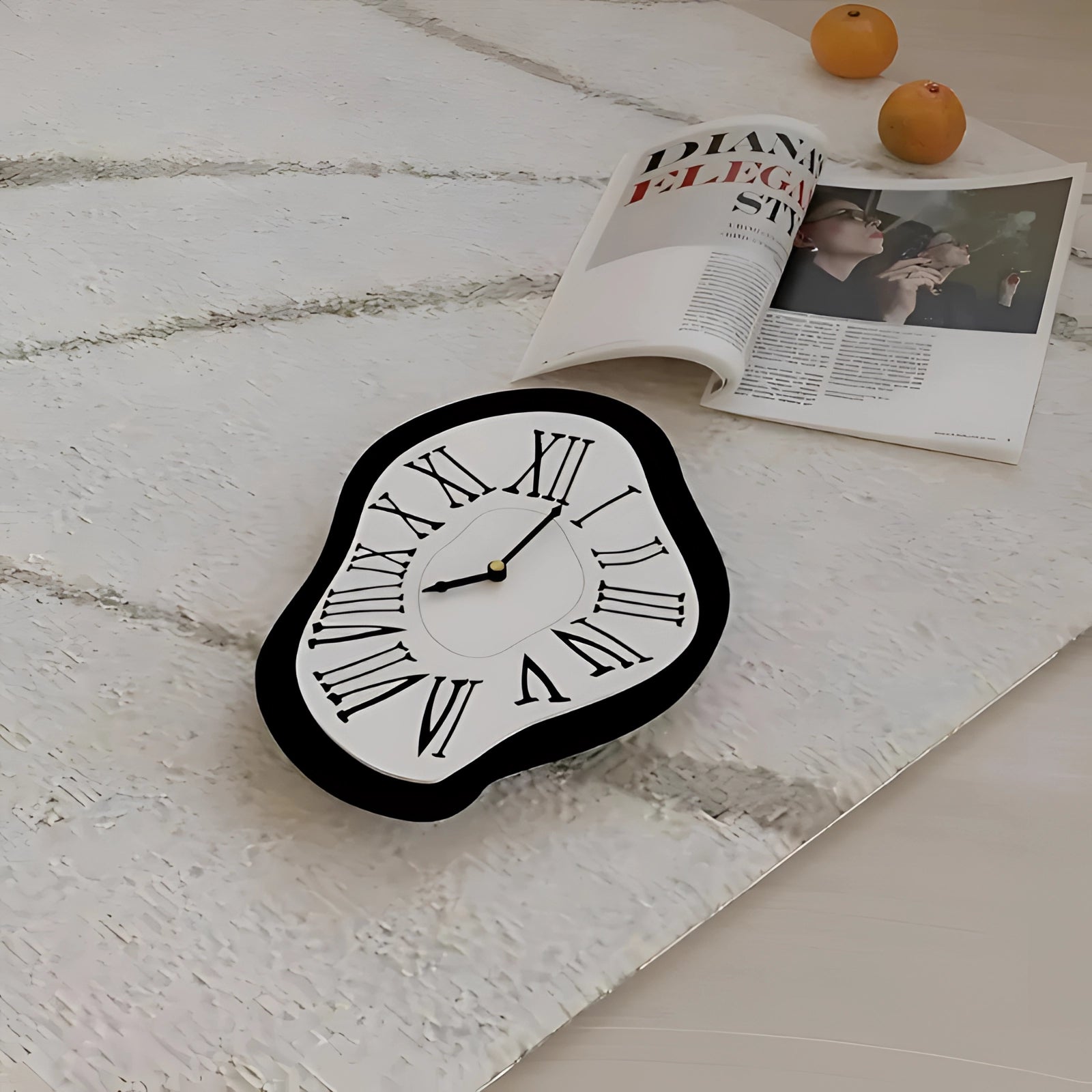 Whimsical Timekeeper | Enchanting Modern Art Design for Your Walls
