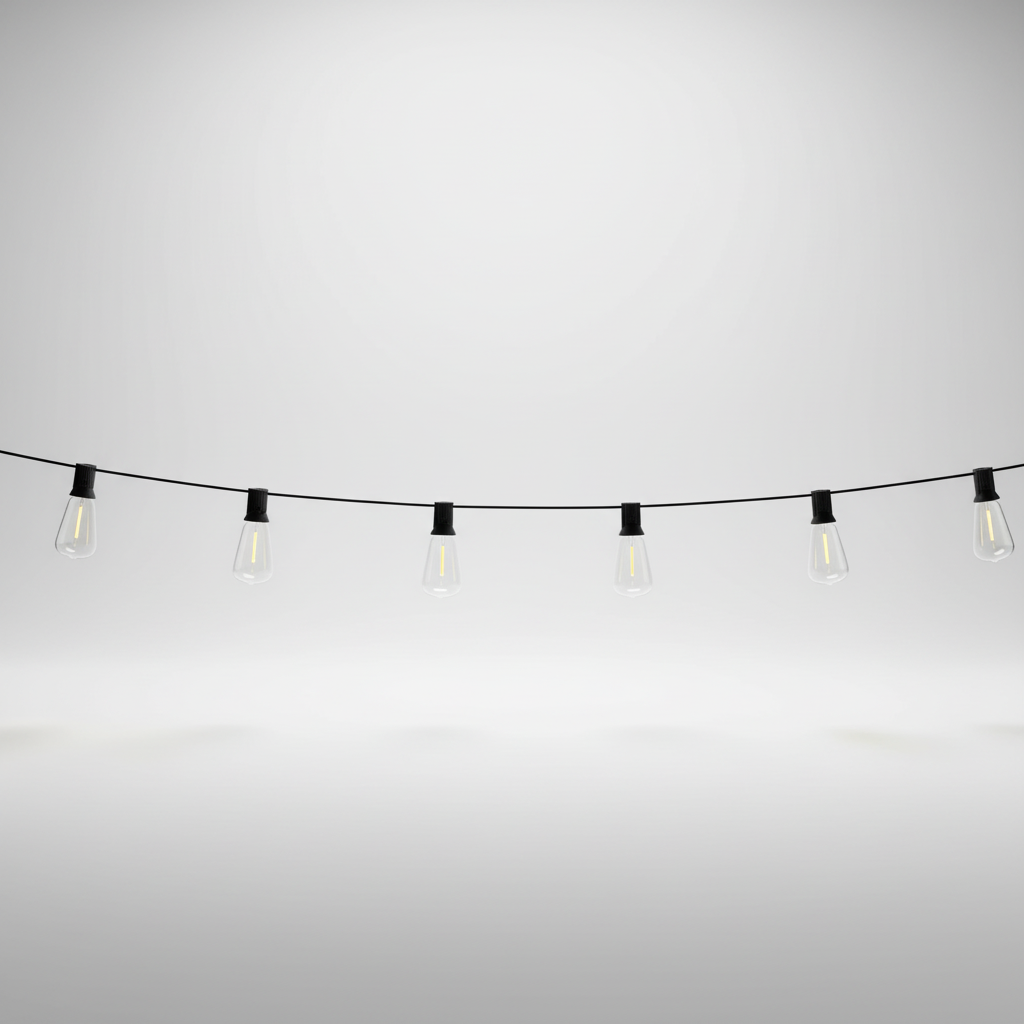 String Lights for Outdoor Patio Illumination