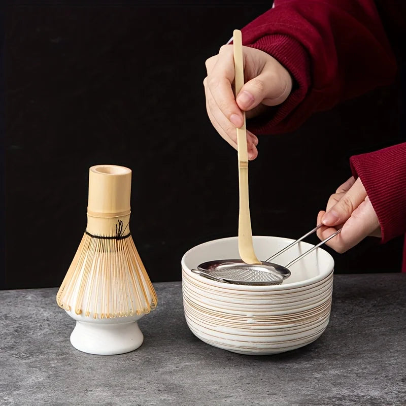 Ultimate Matcha Preparation Toolkit | 6-Piece Ceramic Set