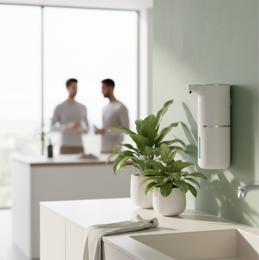 Touchless Soap Dispenser with Adjustable Settings and USB Charging