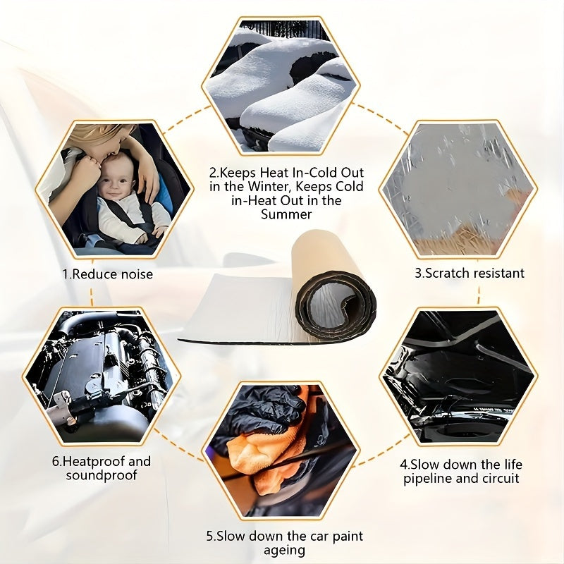 Premium Soundproofing Mat | Self-Adhesive Automotive Insulation