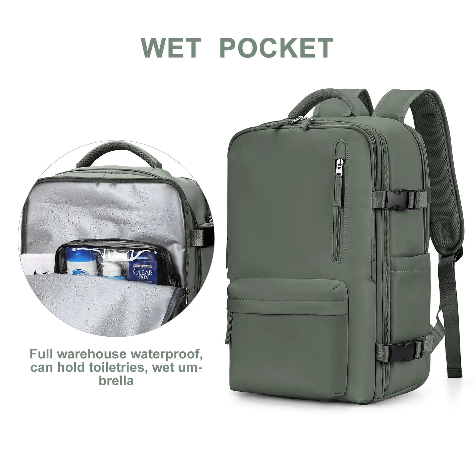 Women's Versatile Waterproof Adventure Backpack