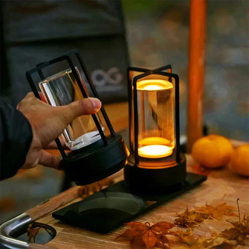 Sleek Touch-Controlled Wireless Table and Nightstand Lamp