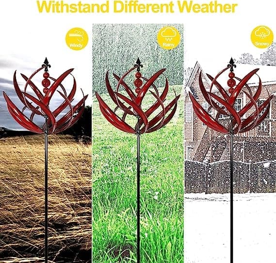 Elegant Outdoor Wind Spinner for Garden and Patio