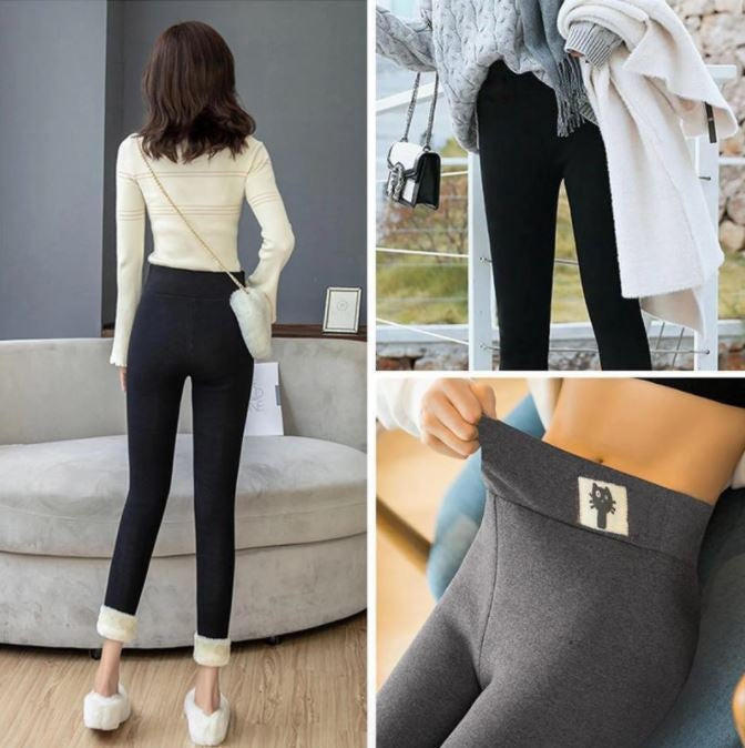 Cozy Women's Fleece-Lined Winter Leggings