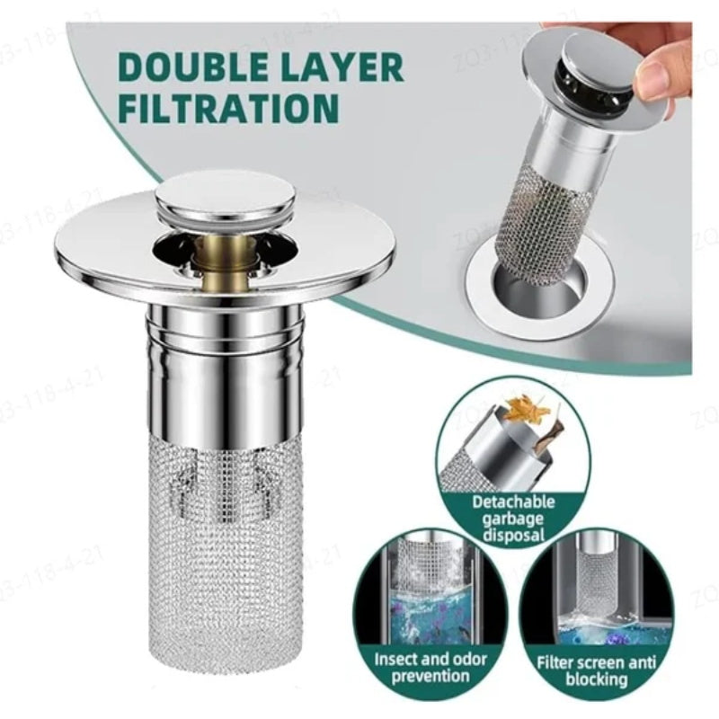 Durable Stainless Steel Drain Protector for Home Use
