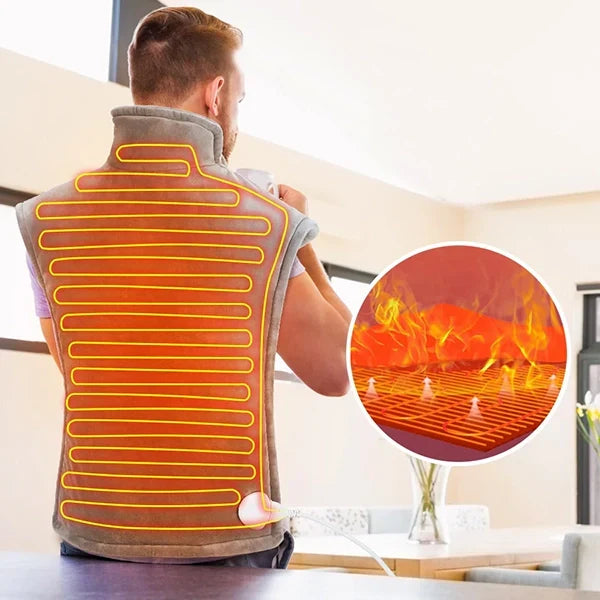 Soothing Electric Heating Pad for Neck and Back Relief