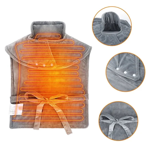 Soothing Electric Heating Pad for Neck and Back Relief
