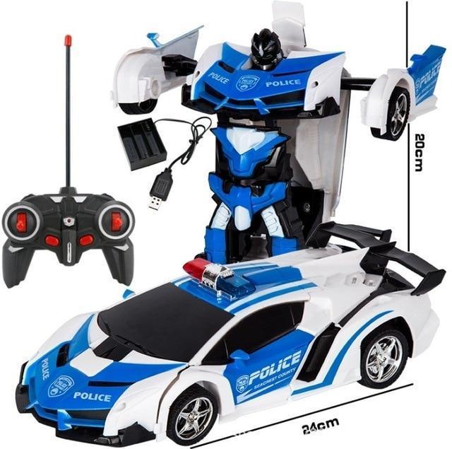 Dual-Function Robot Racer Remote Control Vehicle