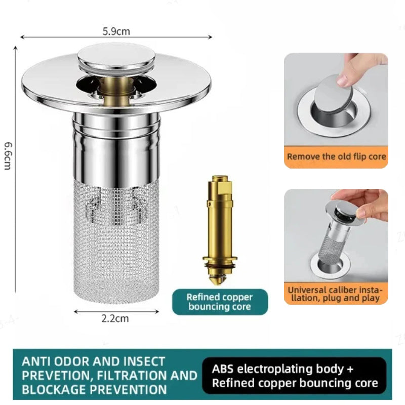 Durable Stainless Steel Drain Protector for Home Use