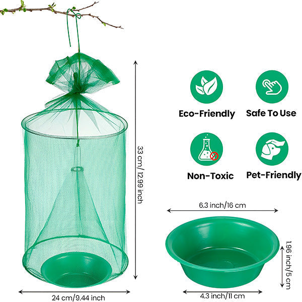 Eco-Friendly Fly Capture Solution for Outdoor Spaces