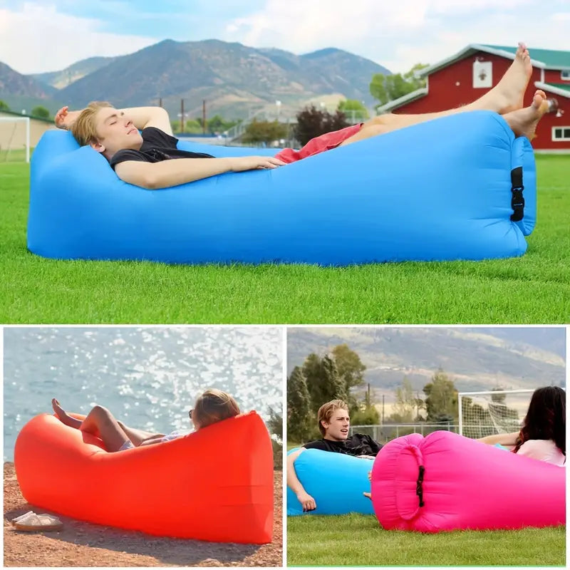 Portable Air Lounge - Effortless Comfort for Outdoor Relaxation