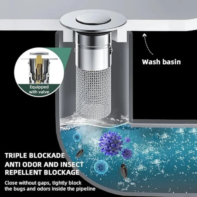 Durable Stainless Steel Drain Protector for Home Use