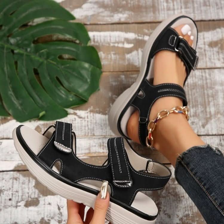 ComfortStride – Adjustable Orthopedic Sandals for All-Day Ease