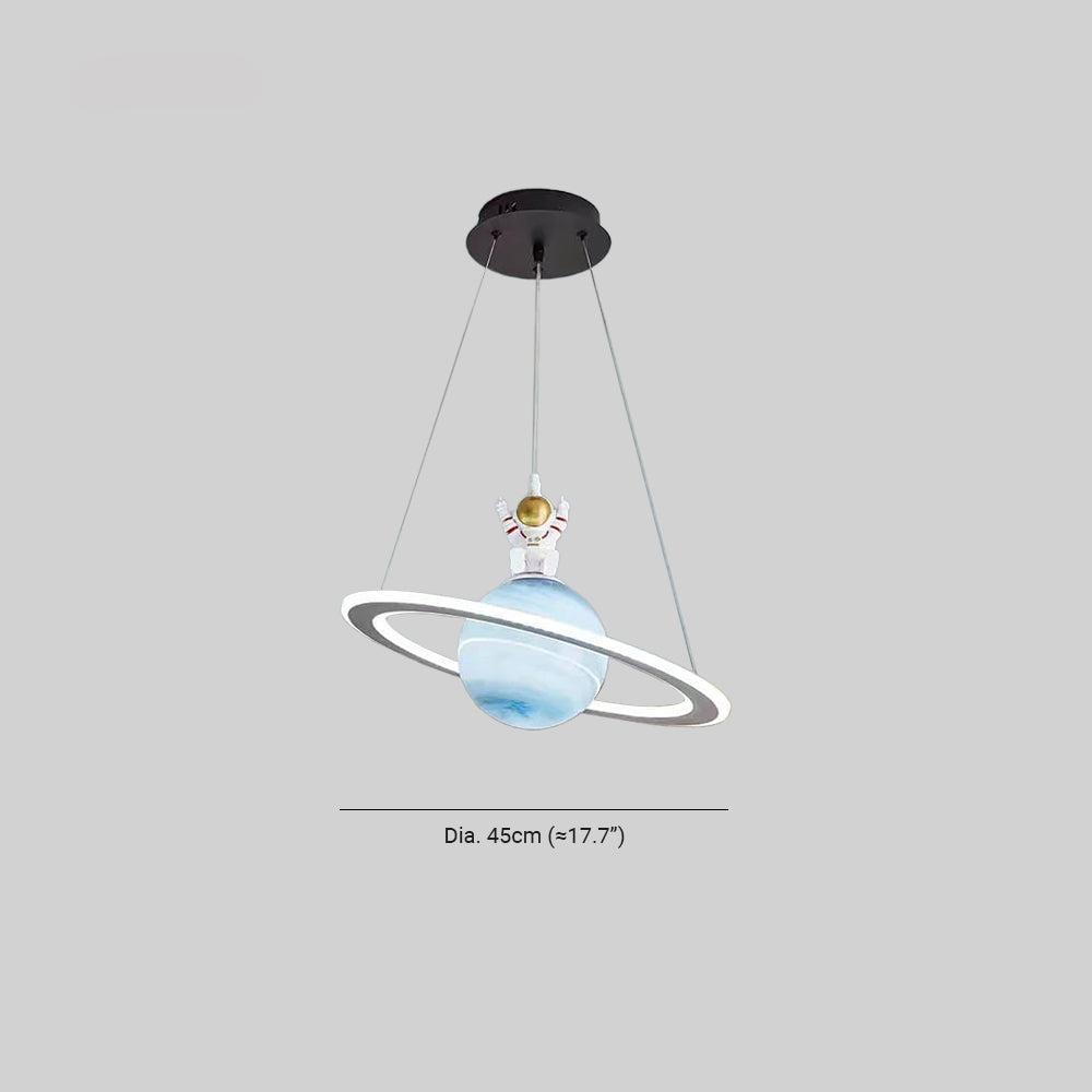 Children's LED Hanging Light Fixture - Starry Night Design