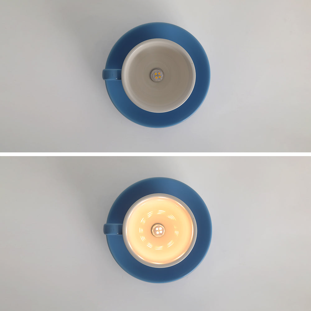Morandi Coffee Cup Ceiling Fixture – Ceramic Design