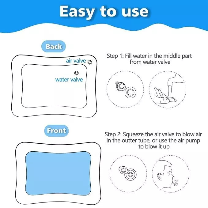 Interactive Splash Pad for Baby's Tummy Time Fun